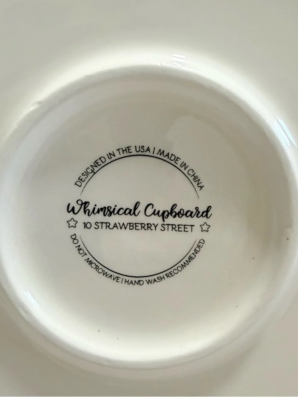 Whimsical Cupboards 10 Strawberry street Plate Gingerbread Toothpick Holder NEW
